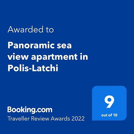 Panoramic Sea View Apartment In Polis-Latchi Esterno foto