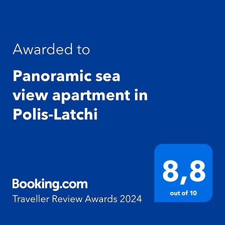 Panoramic Sea View Apartment In Polis-Latchi Esterno foto